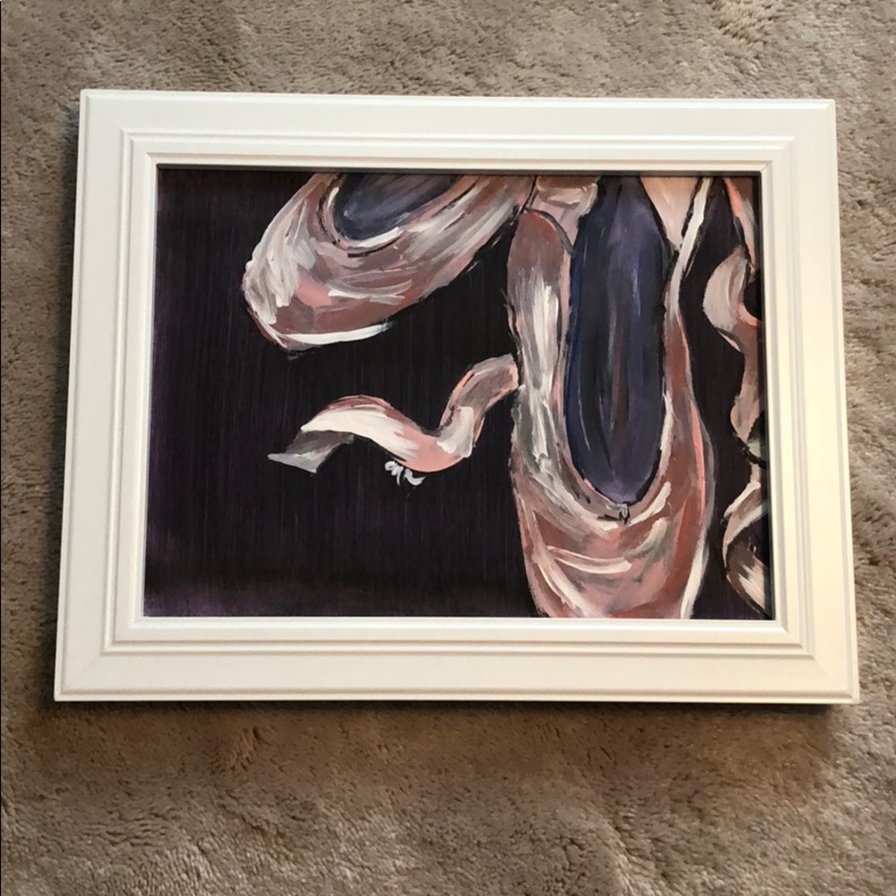 Authentic Pointe Shoes Painting
